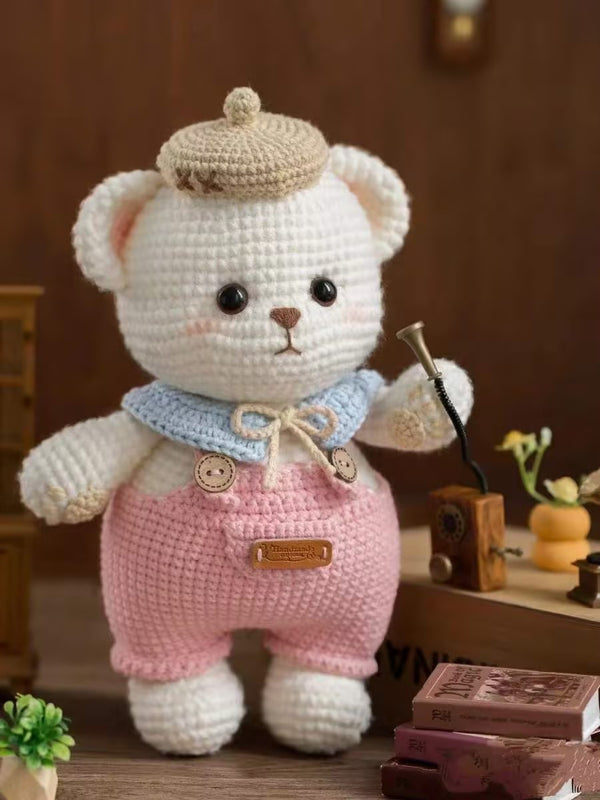 Hand-knit doll