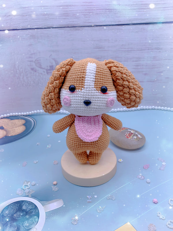 Adorable Handcrafted Crochet Dog with Big Ears