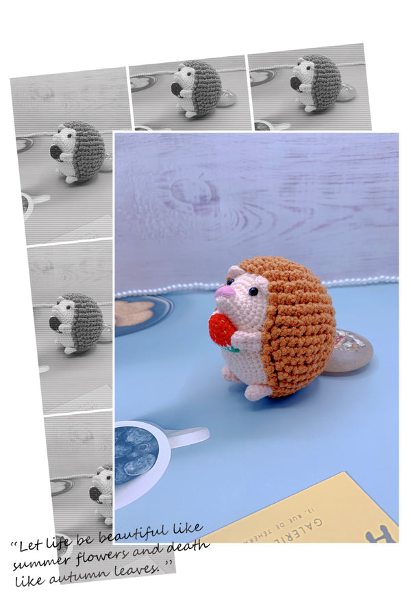 Handcrafted Hedgehog: Adorable Crocheted Companion