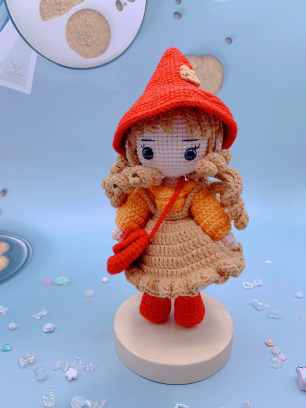 Handcrafted Crochet Doll - Little Girl