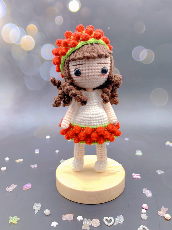 Handcrafted Crochet Doll - Little Girl