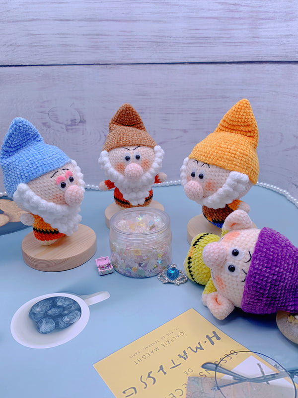 Whimsical Crocheted Gnome Doll: Handcrafted Charm for Your Home