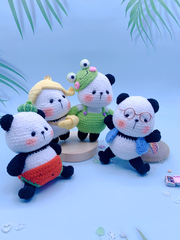 Handcrafted Crochet Mini Panda: Perfect Gift and Home Decoration