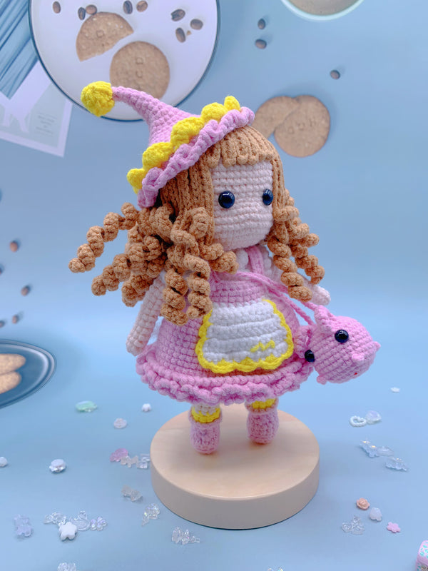 Handcrafted Crochet Doll - Little Girl