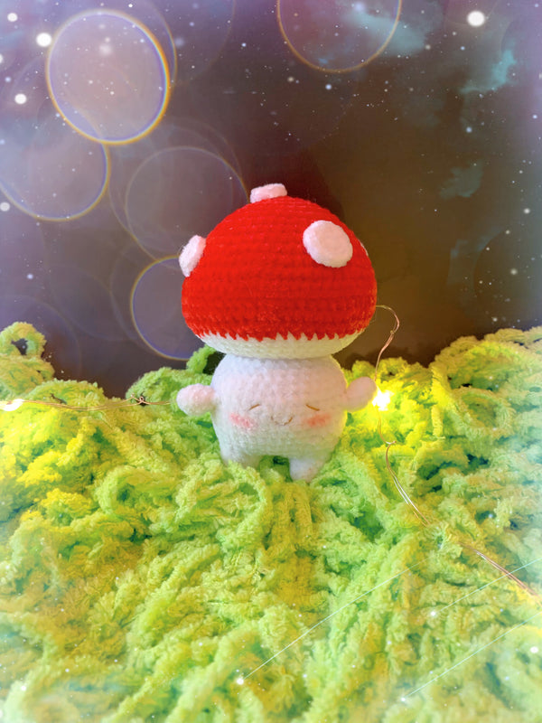 Adorable Handcrafted Crochet Mini Mushroom