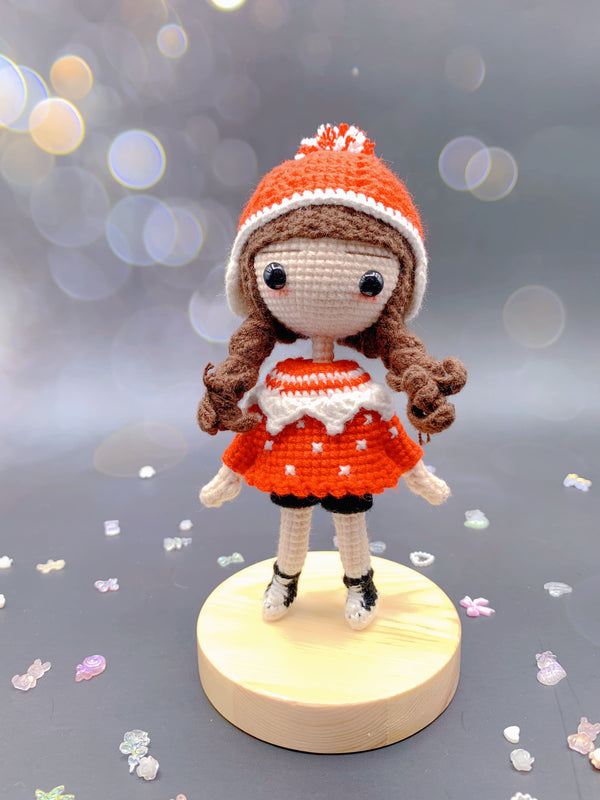 Handcrafted Crochet Doll - Little Girl